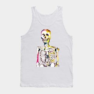 Colorful skeleton Tank Top